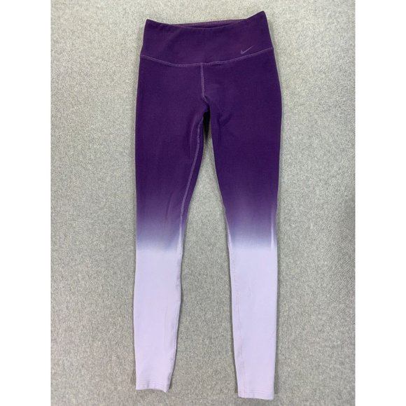 Nike Dri Fit Full Length Compression Athletic Leggings (Women's XS) Purple‎ - Picture 1 of 12